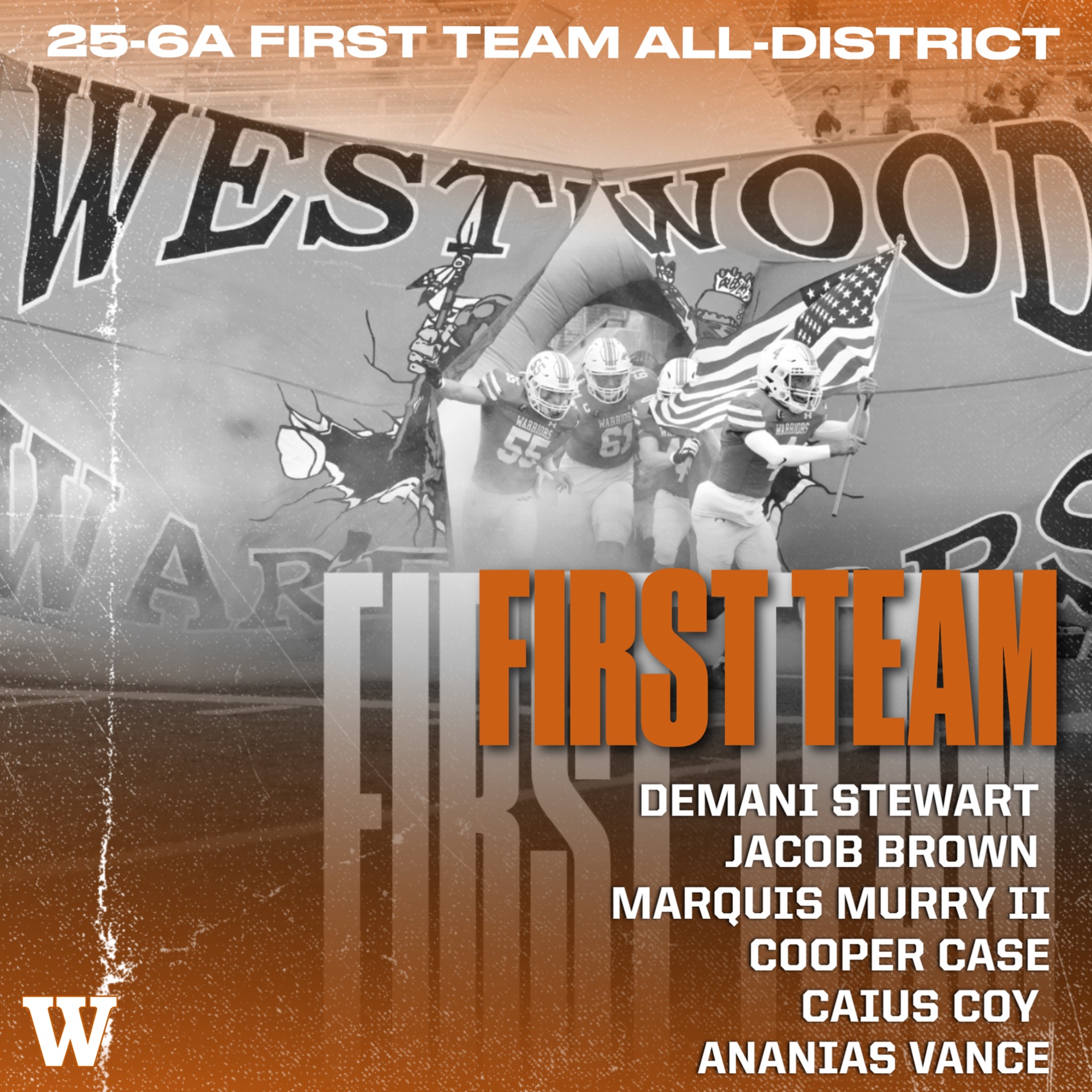 25-6A First Team All-District